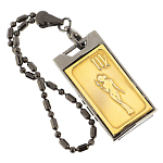 Флеш-карта брелок USB 2.0 на 32 гб с гравировкой символа знака зодиака Дева в подарочной коробке Metal Flash Drive варинант исполнения - 2 | Loft Concept в Брянске