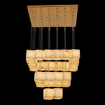 Люстра подвесная с квадратными плафонами из натурального камня Glowing Spheres варинант исполнения - 7 | Loft Concept в Брянске