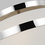 Потолочный светильник с белым тканевым абажуром Generation Lighting варинант исполнения - 3 | Loft Concept в Брянске