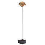 Торшер с куполообразным абажуром на чёрном мраморном основании Riverside Floor Lamp варинант исполнения - 2 | Loft Concept в Брянске