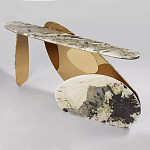 Консоль в виде овальных элементов Jinye console варинант исполнения - 2 | Loft Concept в Брянске