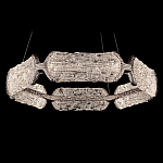 Люстра кольцевая с текстурным природным рисунком IceFlame варинант исполнения - 7 | Loft Concept в Брянске