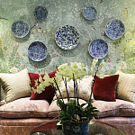 Обои ручная роспись Temple Newsam Mercury Grey варинант исполнения - 4 | Loft Concept в Брянске