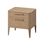 Тумба прикроватная с 2-мя выдвижными ящиками из массива дуба Type oak варинант исполнения - 1 | Loft Concept в Брянске