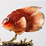 Статуэтка декоративная Рыбка-попугай Inhabitants of the Seas варинант исполнения - 5 | Loft Concept в Брянске