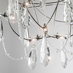 Люстра с каркасом из тонких металлических нитей и хрустальными подвесками Crystal Metal Threads Chandelier 40 варинант исполнения - 2 | Loft Concept в Брянске