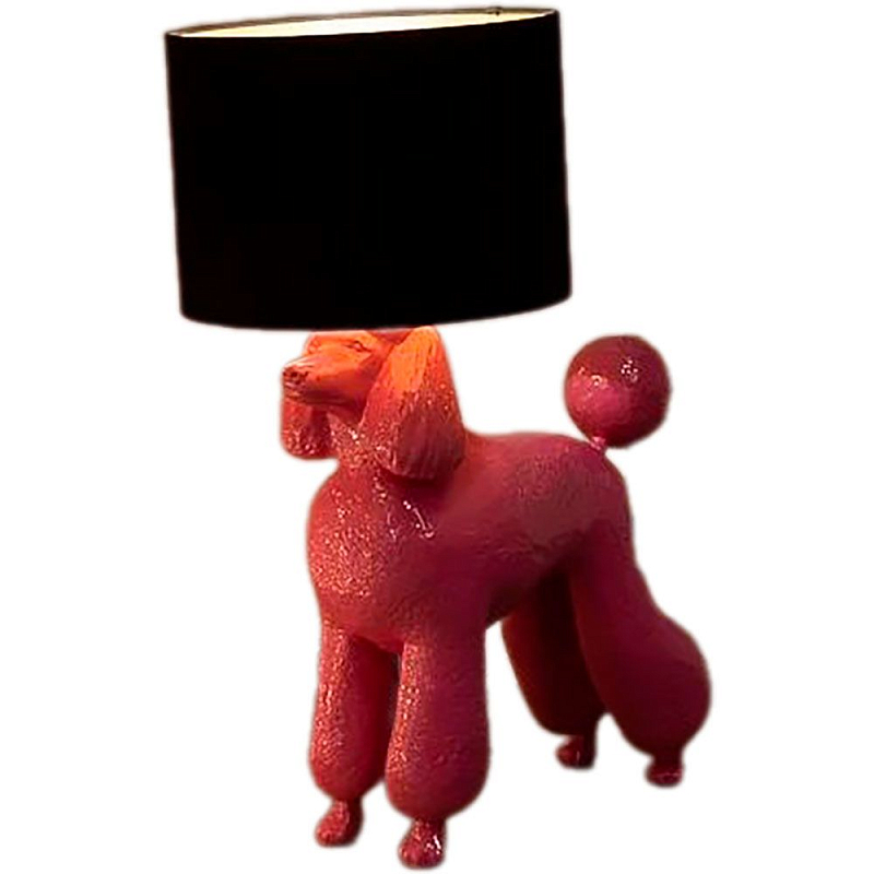 Лампа COLLECTION OF DOGS с абажуром Пудель Белый Черный Красный Золотой Серебряный Лампа COLLECTION OF DOGS с абажуром Пудель Белый Черный Красный Золотой Серебряный в Брянске | Loft Concept