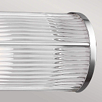 Бра для ванных комнат горизонтальное с 2-мя прозрачными рифлеными цилиндрическими плафонами Feiss варинант исполнения - 4 | Loft Concept в Брянске