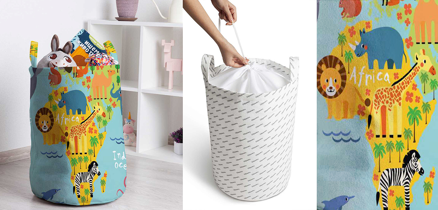 Корзина Funny Map Basket Корзина Funny Map Basket - Loft-Concept в Брянске