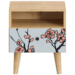 Прикроватная тумба с изображением на ящике Elise Nightstand варинант исполнения - 13 | Loft Concept в Брянске