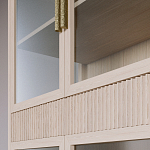 Витрина Primo со стеклянными фасадами и 2 ящиками Светлый дуб варинант исполнения - 6 | Loft Concept в Брянске