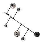 Бра с 5-ю плафонами разного диаметра и цвета Polyhedron варинант исполнения - 2 | Loft Concept в Брянске