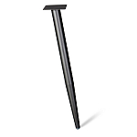 Обеденный стол с прямоугольной черно-золотой столешницей из стекла на 4-х металлических ножках Gold and Black Marble варинант исполнения - 5 | Loft Concept в Брянске