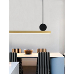 Люстра линейная светодиодная в минималистичном стиле New Age of Light варинант исполнения - 7 | Loft Concept в Брянске