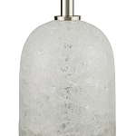 Настольная лампа с высоким тканевым абажуром Cracked Base варинант исполнения - 1 | Loft Concept в Брянске