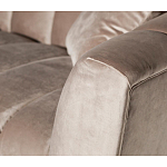 Диван трехместный велюровый серый Island of Comfort варинант исполнения - 3 | Loft Concept в Брянске