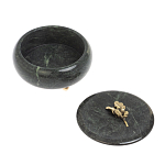 Шкатулка круглая из натурального камня змеевик Stone Casket варинант исполнения - 4 | Loft Concept в Брянске