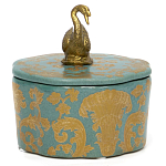 Фарфоровая шкатулка Swan Lake варинант исполнения - 5 | Loft Concept в Брянске