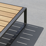 Шезлонг на металлическом каркасе с регулируемой спинкой GUELL Sunbed варинант исполнения - 5 | Loft Concept в Брянске