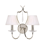 Бра с 2-мя лампами и подвеской из прозрачного стекла Elstead Lighting варинант исполнения - 2 | Loft Concept в Брянске