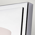 Бра для ванных комнат с белым цилиндрическим плафоном на прямоугольном основании цвета хром Feiss варинант исполнения - 2 | Loft Concept в Брянске