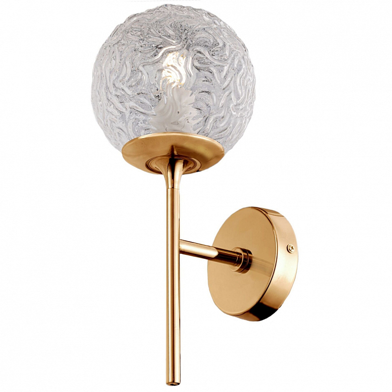 Бра Soranzo Glass Balls Sconces Brass Латунь Прозрачный Бра Soranzo Glass Balls Sconces Brass Латунь Прозрачный в Брянске | Loft Concept