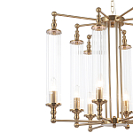 Люстра с 8-ю прозрачными цилиндрическими плафонами Jeanette варинант исполнения - 9 | Loft Concept в Брянске