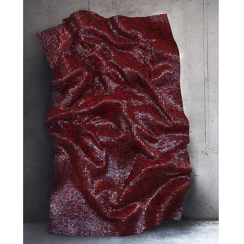 Панно «Red Flow» Бордовый в Брянске | Loft Concept 