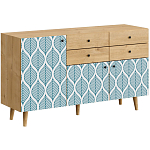 Буфет с принтом на дверцах Elise Cupboard варинант исполнения - 7 | Loft Concept в Брянске