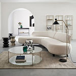 Приставной стол из сплава алюминия Solaris варинант исполнения - 3 | Loft Concept в Брянске