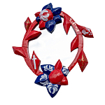 Зеркало овальное Love God варинант исполнения - 1 | Loft Concept в Брянске