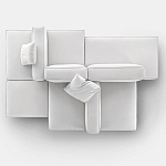 Модульный диван трансформер Harn в стиле минимализм  варинант исполнения - 2 | Loft Concept в Брянске