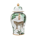 Ваза из фарфора с ручной росписью Leopard Collection  варинант исполнения - 3 | Loft Concept в Брянске