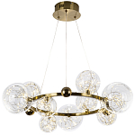 Дизайнерская кольцевая люстра с гирляндой внутри стеклянных плафонов Iona Garland Chandelier 9 варинант исполнения - 2 | Loft Concept в Брянске