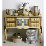 Комод деревянный Illustration of flowers варинант исполнения - 7 | Loft Concept в Брянске