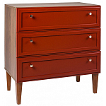 Комод красный из массива бука с 3-мя ящиками Wenge Light варинант исполнения - 1 | Loft Concept в Брянске