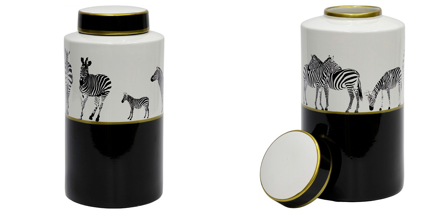 Ваза Zebra Vase white and black 32 Ваза Zebra Vase white and black 32 - Loft-Concept в Брянске