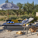 Диван-шезлонг черный Annet варинант исполнения - 7 | Loft Concept в Брянске