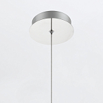 Подвесной светильник хромированного цвета с прозрачным цилиндрическим стеклянным плафоном Eurofase варинант исполнения - 7 | Loft Concept в Брянске