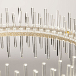 Люстра круглая с прозрачными стеклянными трубками 51 см Nembus варинант исполнения - 12 | Loft Concept в Брянске