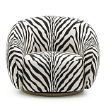 Кресло Bear с принтом Зебра варинант исполнения - 2 | Loft Concept в Брянске