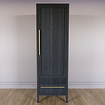 Узкий Шкаф Primo с 2 выдвижными ящиками Черный дуб варинант исполнения - 2 | Loft Concept в Брянске