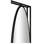 Зеркало овальное в металлической оправе в стиле лофт Urban Style Space варинант исполнения - 2 | Loft Concept в Брянске