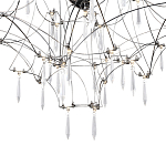 Потолочный светильник с тонким металлическим каркасом цвета хром Quasar варинант исполнения - 4 | Loft Concept в Брянске