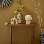 Ваза декоративная из натурального плетеного бамбука Bamboo Decor 35 варинант исполнения - 5 | Loft Concept в Брянске