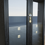 Дизайнерский шкаф витрина Elsa Dreams Black с 4-мя ящиками варинант исполнения - 4 | Loft Concept в Брянске