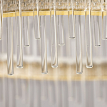 Люстра круглая с прозрачными стеклянными трубками 51 см Nembus варинант исполнения - 10 | Loft Concept в Брянске