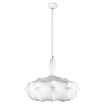 Подвесной светильник с белым фигурным абажуром и мягкими волнистыми краями Cloud Motion  варинант исполнения - 11 | Loft Concept в Брянске