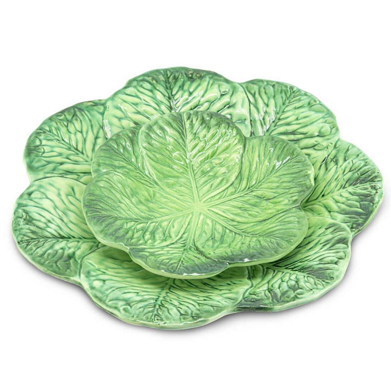 Тарелка Abhika PLATE LEAF CABBAGE Green Зеленый Тарелка Abhika PLATE LEAF CABBAGE Green Зеленый в Брянске | Loft Concept