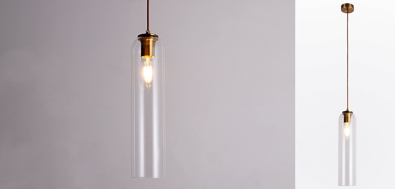 Подвесной светильник Float Pendant Drunken Clear glass Подвесной светильник Float Pendant Drunken Clear glass - Loft-Concept в Брянске